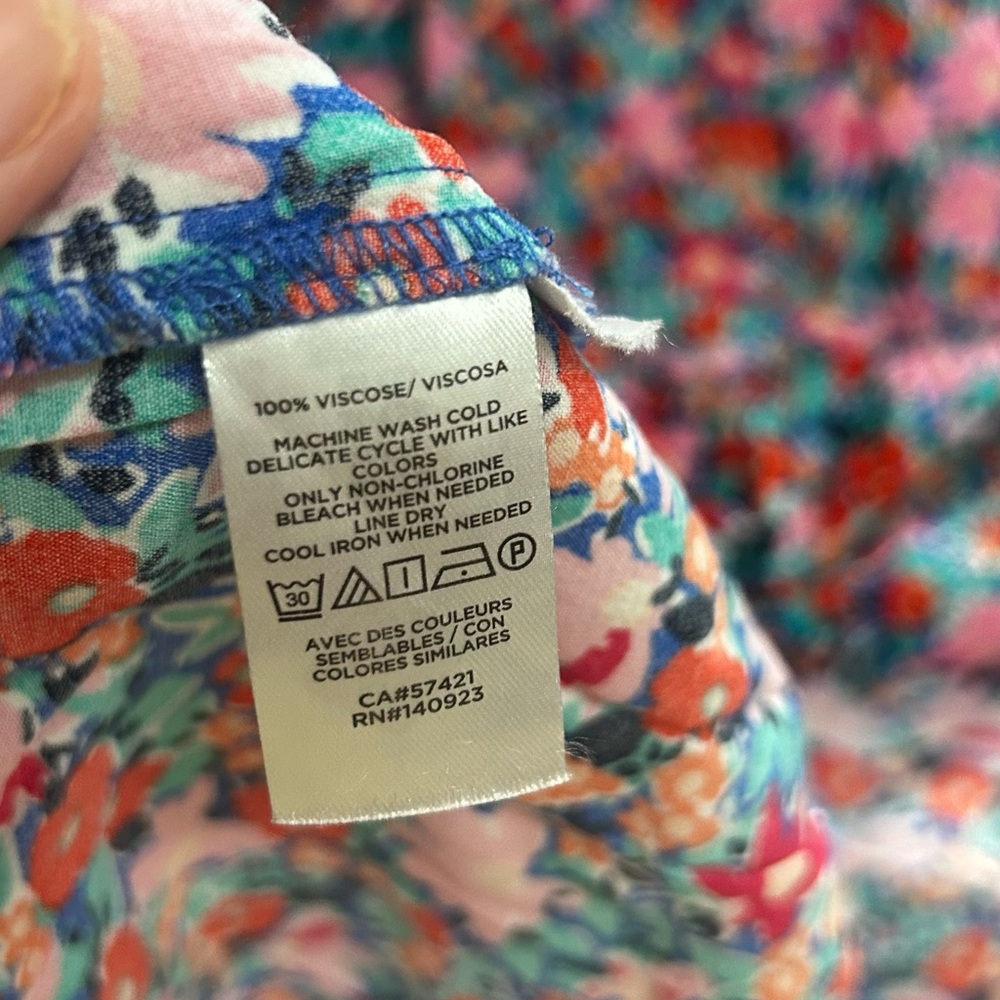 Loft floral print tie back sundress - Picture 9 of 9